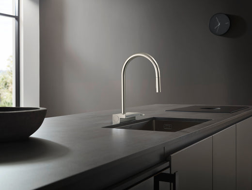 HansGrohe Aquno Select M81 Tek Kollu Eviye Bataryası 170, Çekilebilir El Duşu, 3Jet - 73837800
