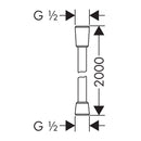 HansGrohe Comfortflex Duş Hortumu 200 Cm - 28169000