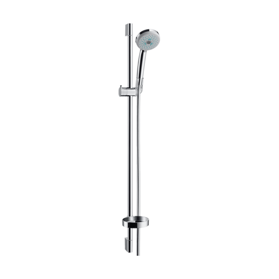 HansGrohe Croma 100 Duş Seti Multi, 90 Cm Duş Barı Ve Sabunluk İle - 27774000