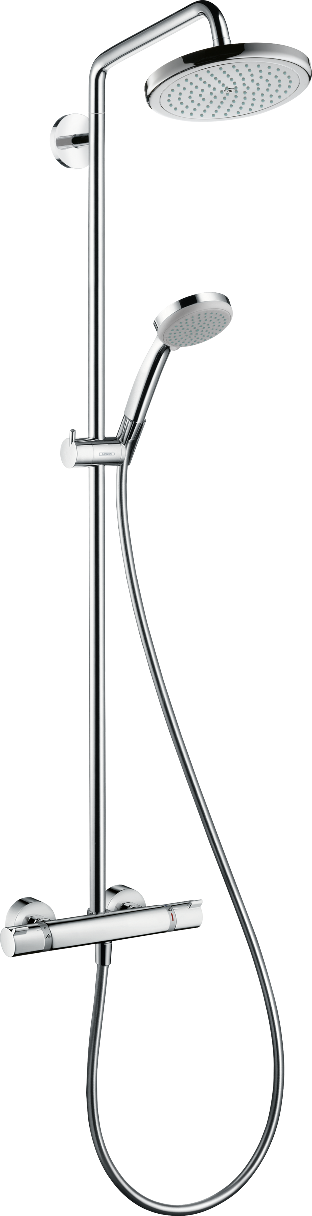 HansGrohe Croma Duş Kolonu 220 1 Jet, Ecosmart. 9 Lt/Dk, Termostat İle - 27188000