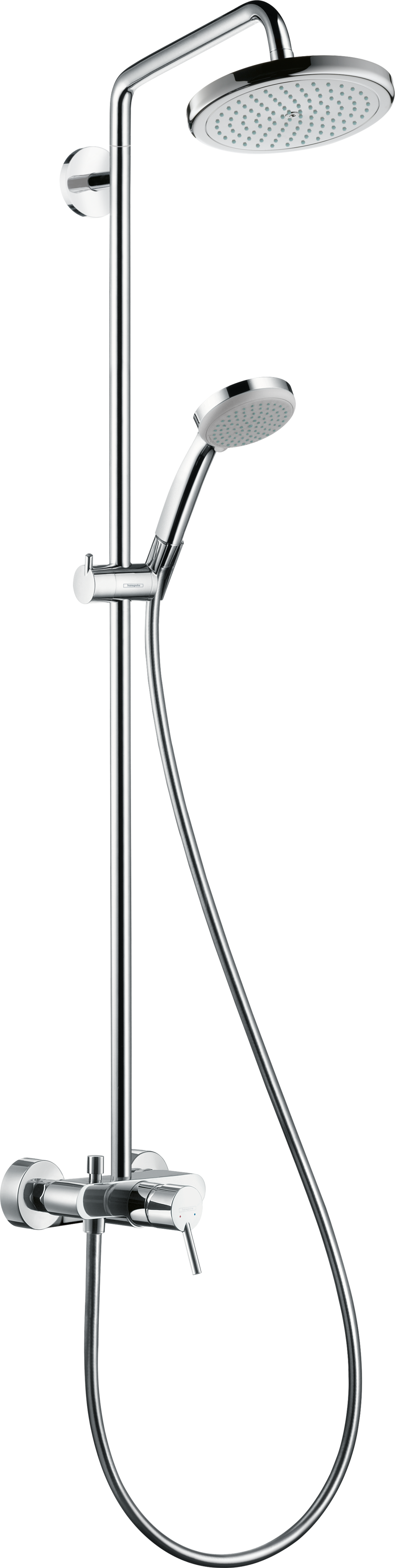 HansGrohe Croma Duş Kolonu 220 1 Jet, Tek Kollu Batarya İle - 27222000