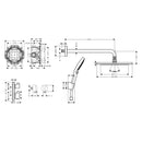 HansGrohe Croma Duş Sistemi 280 1Jet Ecostat S - 27961670