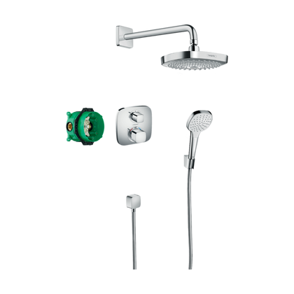 HansGrohe Croma Select E Ankastre Duş Sistemi Ecostat E Termostat İle - 27294000