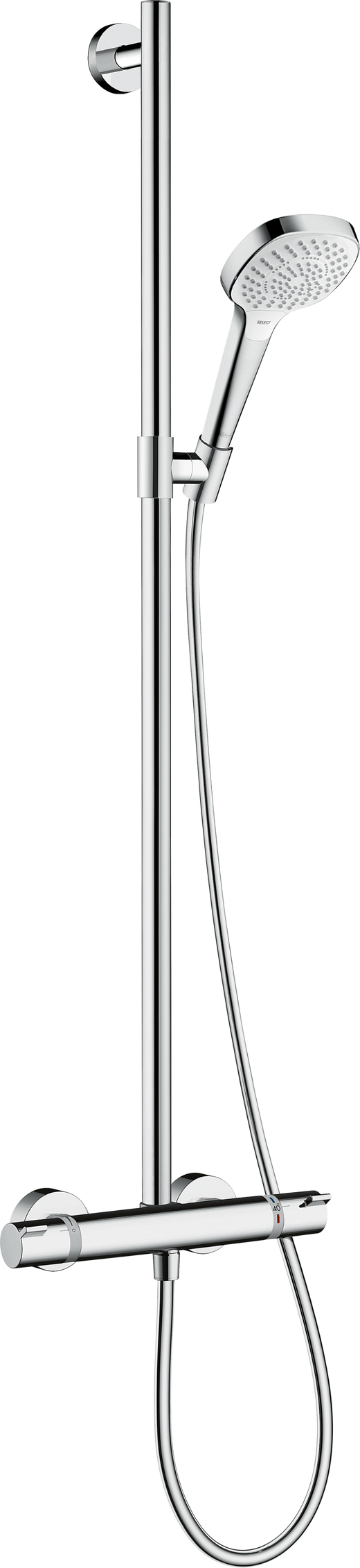 HansGrohe Croma Select E Semipipe Multi, Termostat İle - 27248400