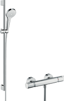 HansGrohe Croma Select S Aplike Duş Sistemi Vario, Ecostat Comfort Termostat Ve 90 Cm Duş Barı İle - 27014400