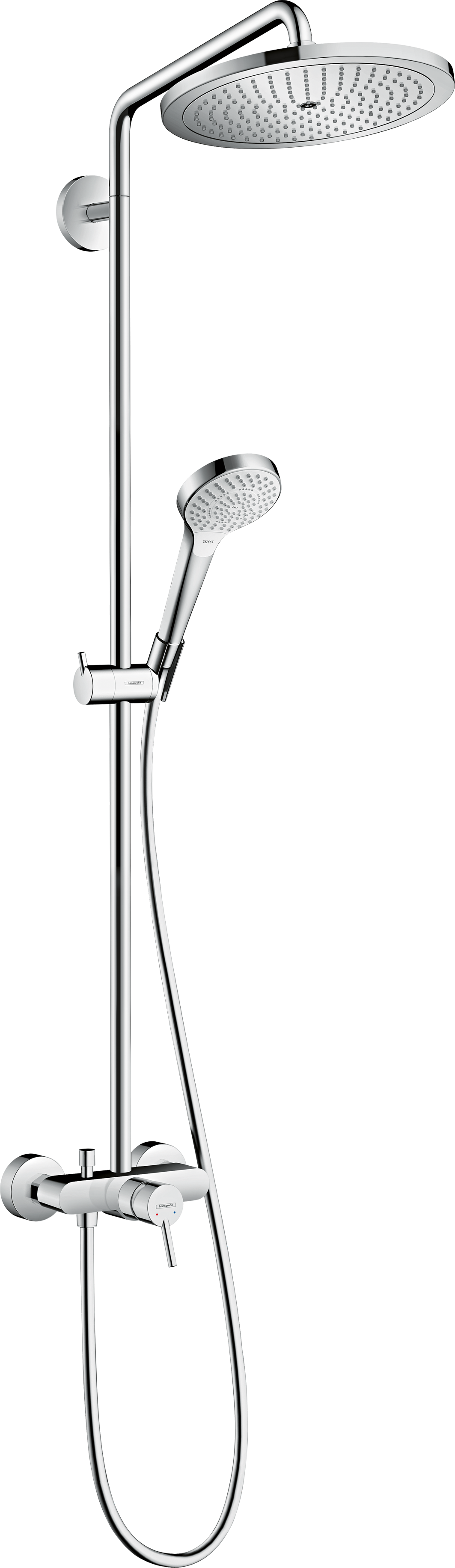 HansGrohe Croma Select S Duş Kolonu 280 1 Jet, Tek Kollu Batarya İle - 26791000