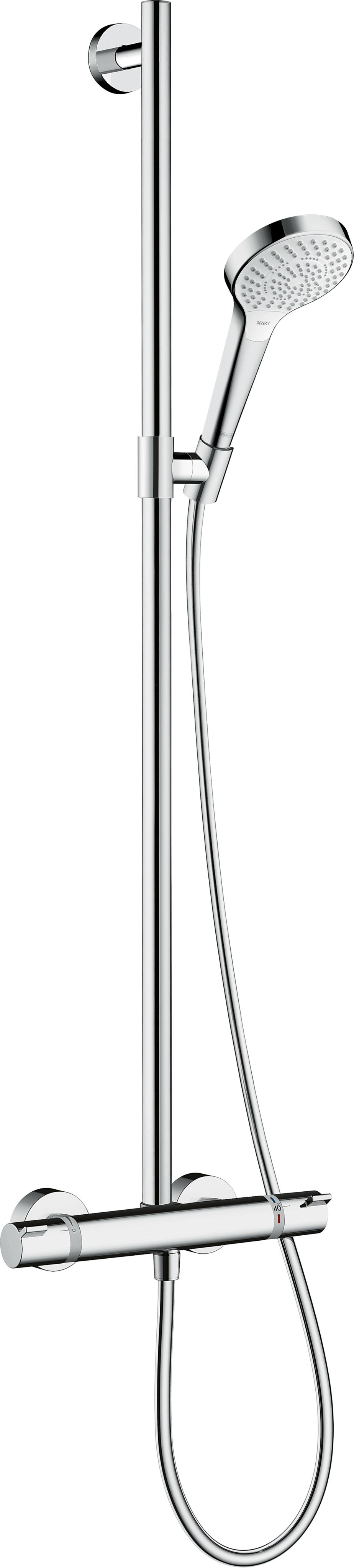 HansGrohe Croma Select S Semipipe Multi, Termostat İle - 27247400
