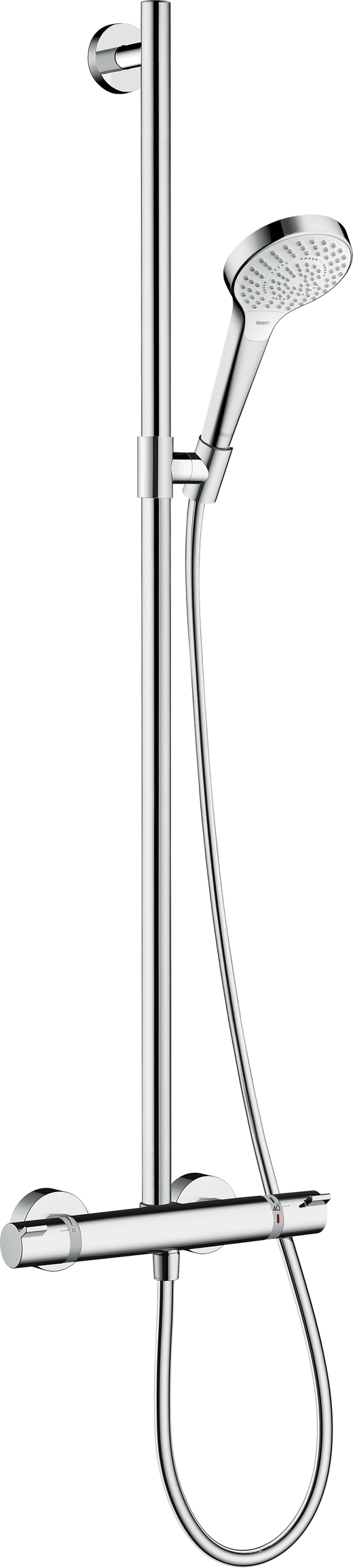 HansGrohe Croma Select S Semipipe Multi, Termostat İle - 27247400