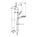 HansGrohe Crometta Duş Seti Vario, 90 Cm Duş Barı İle - 26536400