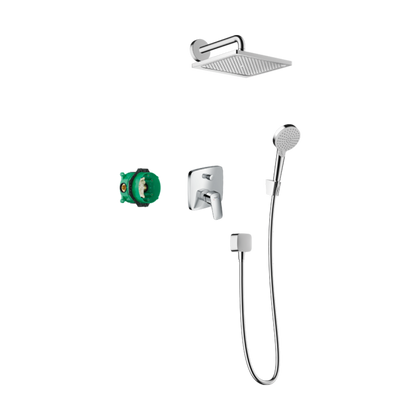HansGrohe Crometta E Duş Sistemi 240 1Jet Tek Kollu Batarya İle - 27957000
