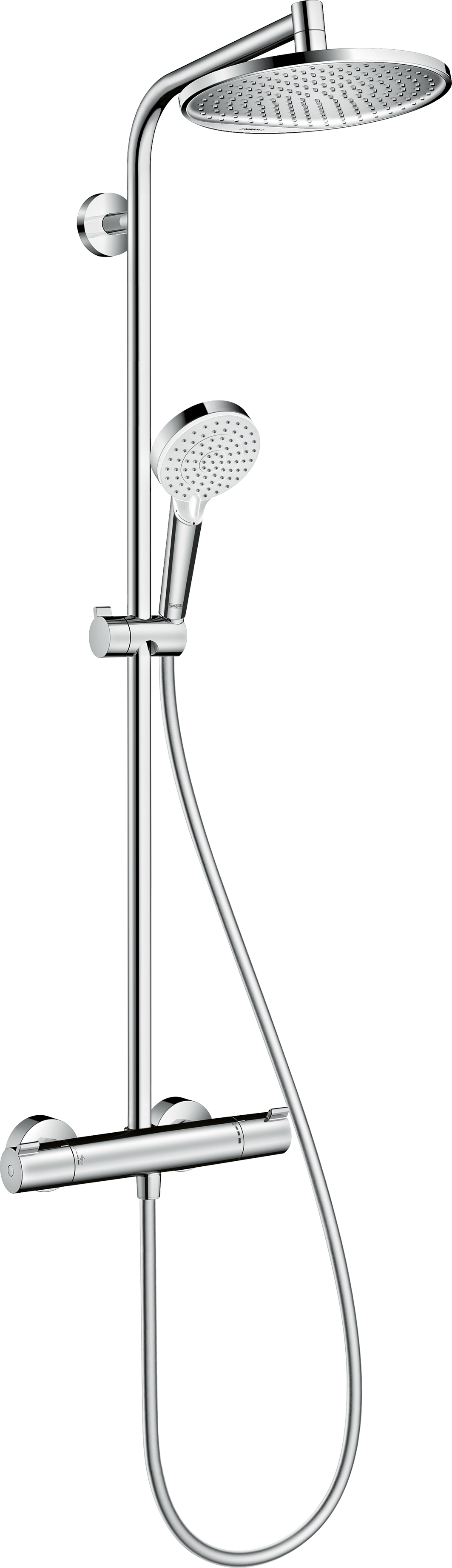 HansGrohe Crometta S Duş Kolonu 240 1 Jet, Termostat İle - 27267000
