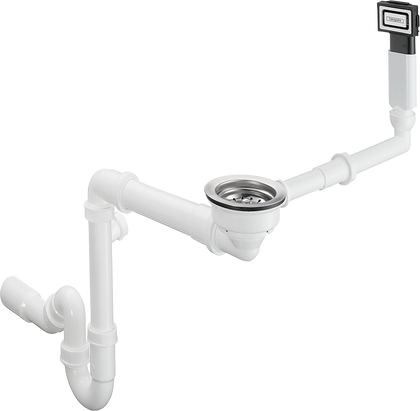 HansGrohe D16 - 10 Manuel Gider Ve Taşma Seti Tek Hazneli Granit Eviye İçin - 43927000