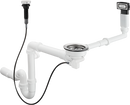 HansGrohe D16 - 11 Otomatik Gider Ve Taşma Seti Tek Hazneli Granit Eviye İçin - 43937000