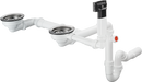 HansGrohe D17 - 10 Manuel Gider Ve Taşma Seti Çift Hazneli Granit Eviye İçin - 43928000