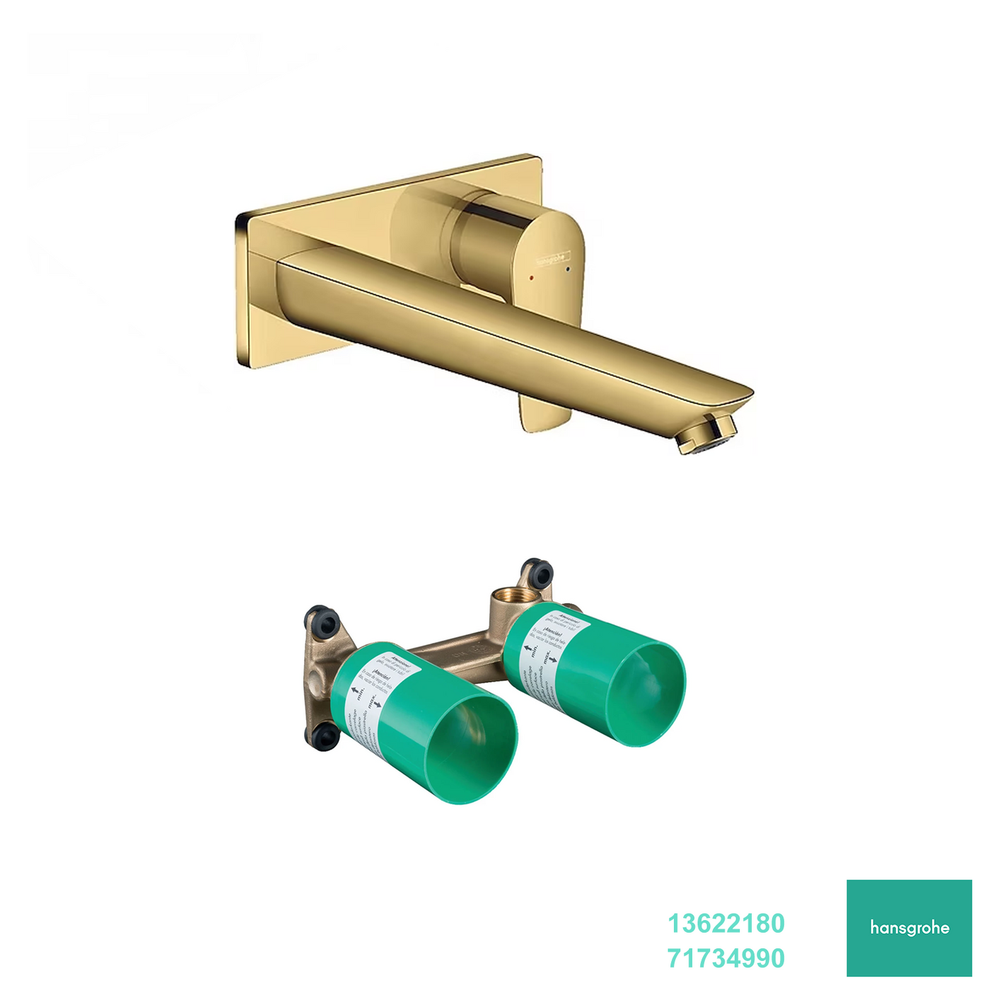 Hansgrohe Duvardan Ankastre Lavabo Bataryası - 2