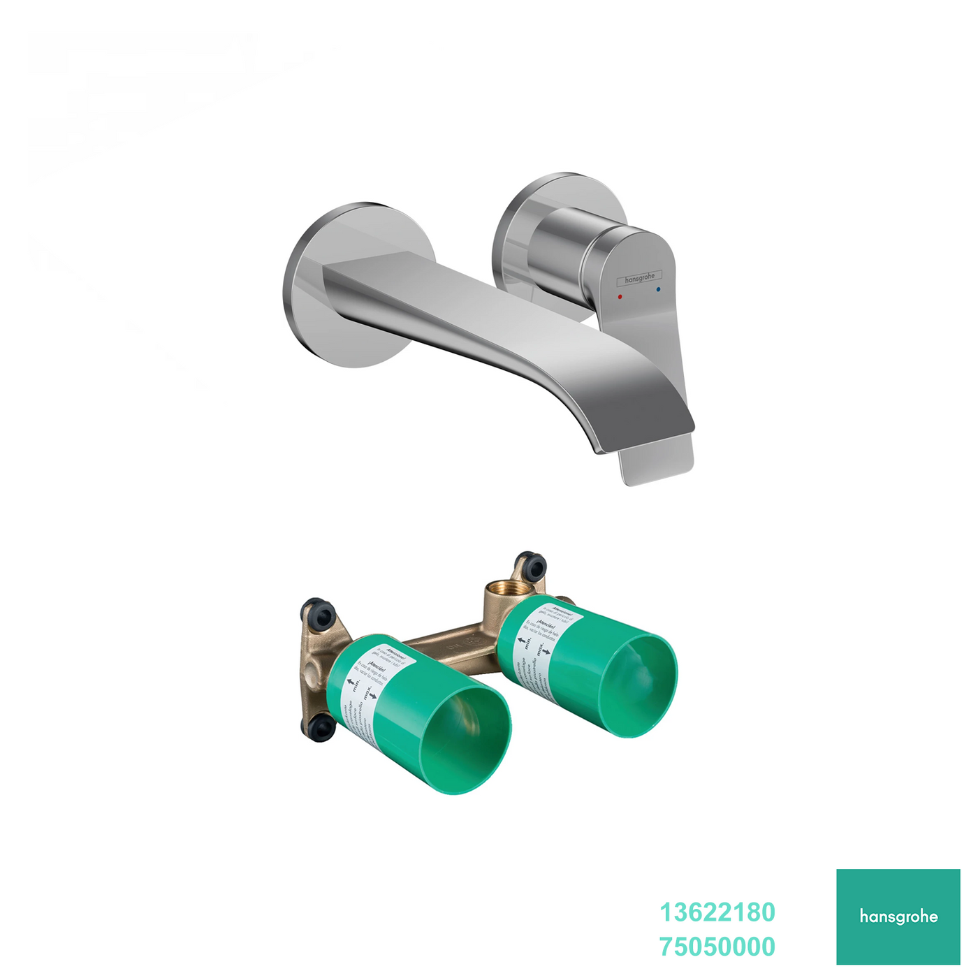 Hansgrohe Duvardan Ankastre Lavabo Bataryası - 3