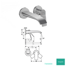 Hansgrohe Duvardan Ankastre Lavabo Bataryası - 3