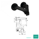 Hansgrohe Duvardan Ankastre Lavabo Bataryası - 4