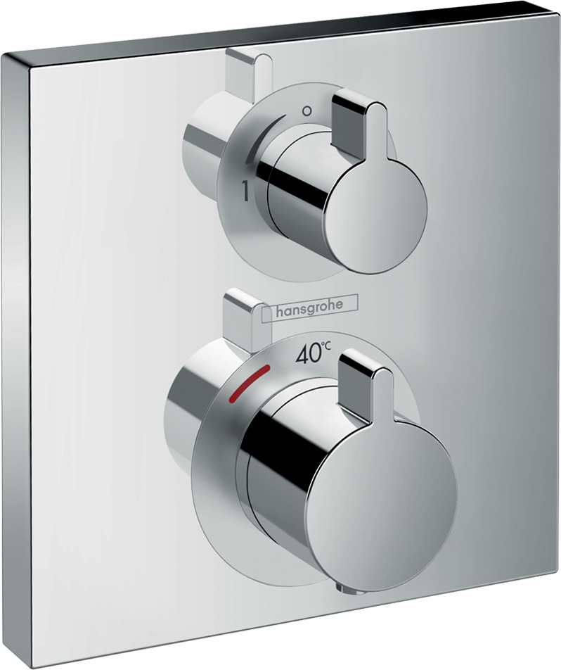 HansGrohe Ecostat Square Termostat Ankastre Montaj, 1 Çıkış İçin  - 15712000