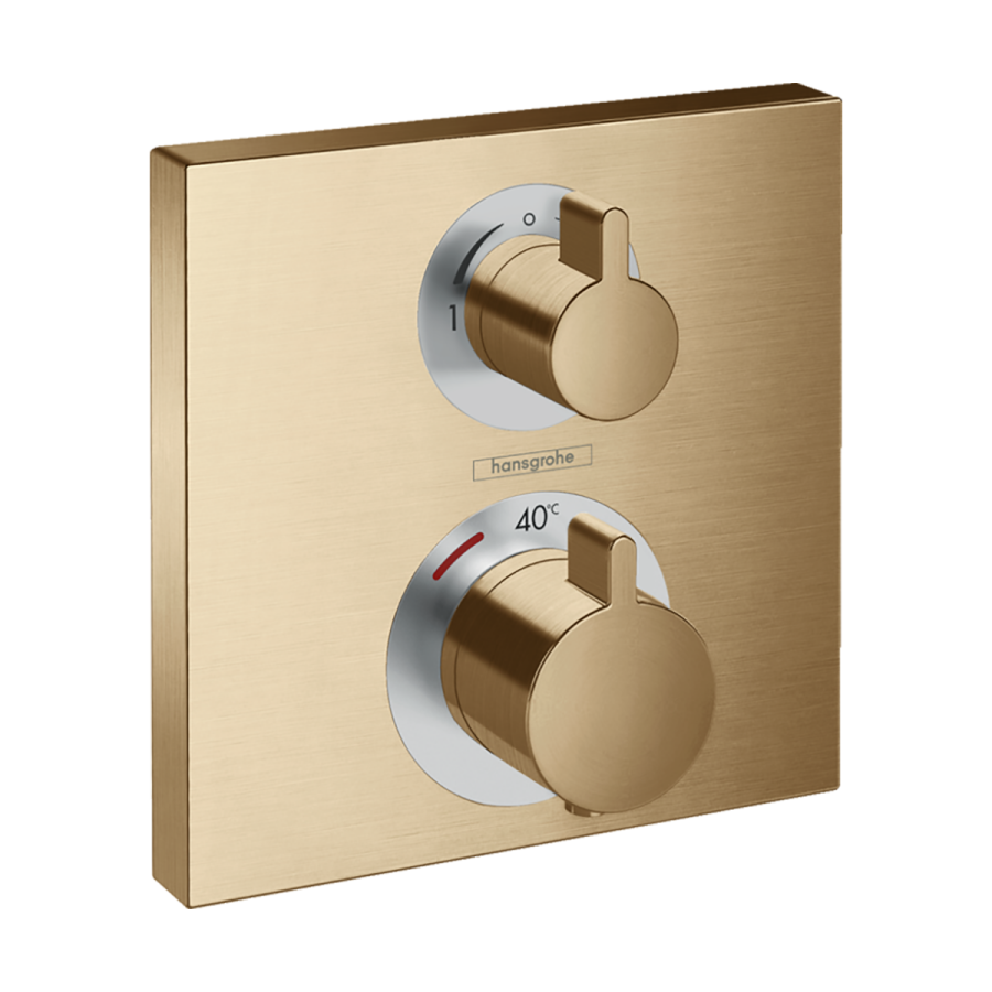 HansGrohe Ecostat Square Termostat Ankastre Montaj, 2 Çıkış İçin  - 15714140