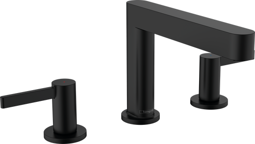 HansGrohe Finoris 3 - Delikli Lavabo Bataryası 110, Bas - Aç Gider Seti İle - 76033670