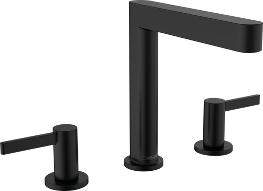 HansGrohe Finoris 3 - Delikli Lavabo Bataryası 160, Bas - Aç Gider Seti İle - 76034670