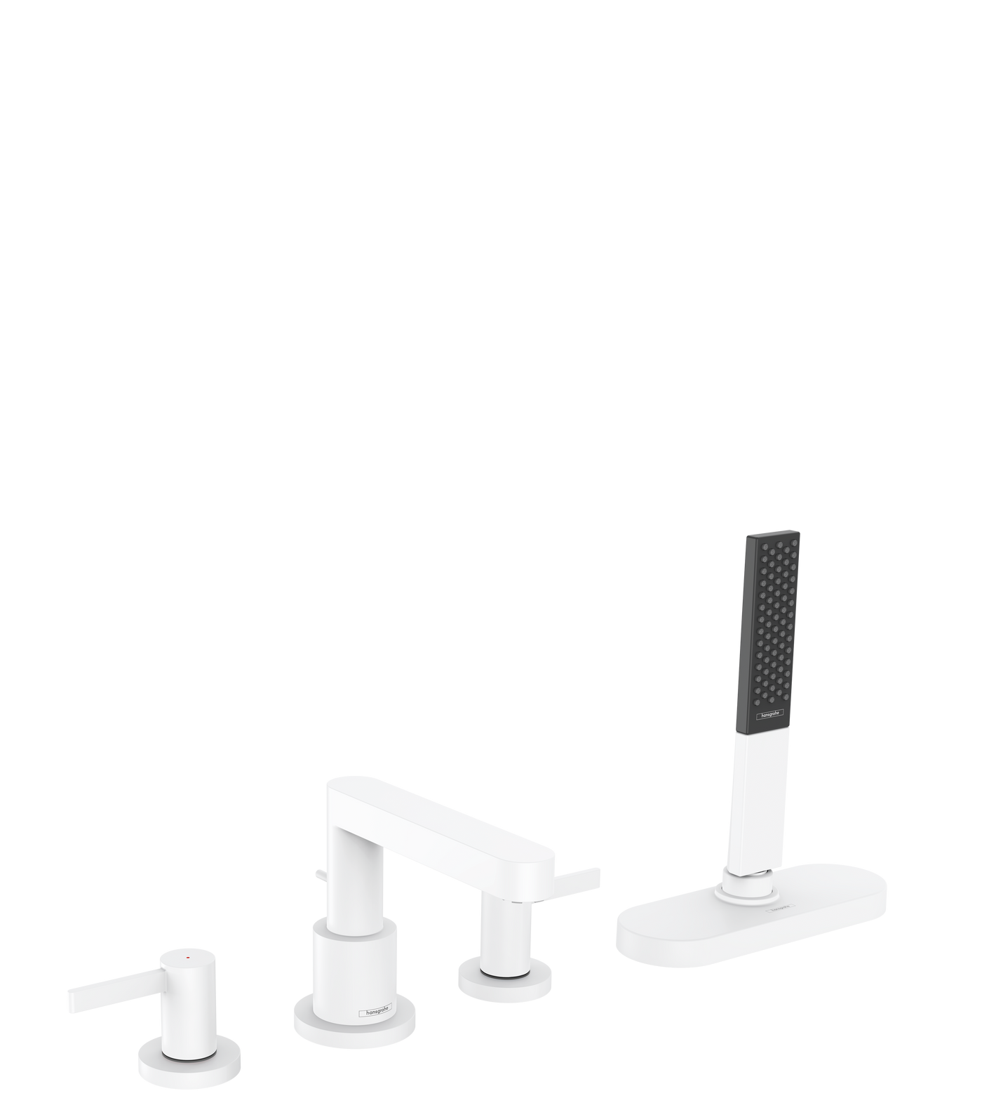 HansGrohe Finoris 4 - Delikli Küvet Kenarı Banyo Bataryası Sbox İle - 76444700