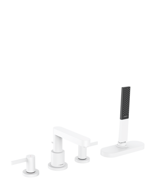 HansGrohe Finoris 4 - Delikli Küvet Kenarı Banyo Bataryası Sbox İle - 76444700