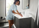 HansGrohe Finoris Tek Kollu Lavabo Bataryası 100, Bas - Aç Gider Seti İle - 76010000