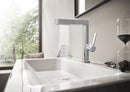 HansGrohe Finoris Tek Kollu Lavabo Bataryası 230, Çekilebilir El Duşu, 2Jet Ve Bas - Aç Gider Seti İle - 76063000