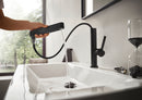HansGrohe Finoris Tek Kollu Lavabo Bataryası 230, Çekilebilir El Duşu, 2Jet Ve Bas - Aç Gider Seti İle - 76063670
