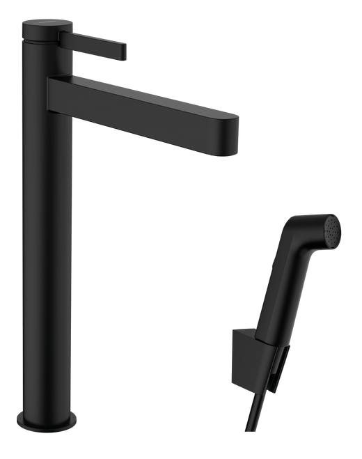 HansGrohe Finoris Tek Kollu Lavabo Bataryası 260, Bidette El Duşu Ve 160 Cm Duş Hortumu İle - 76220670