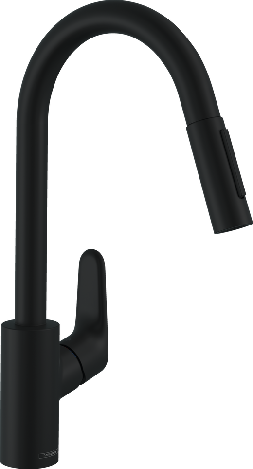 HansGrohe Focus M41 Tek Kollu Eviye Bataryası 240, Çekilebilir El Duşu, 2Jet - 31815670