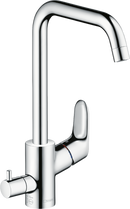 HansGrohe Focus M41 Tek Kollu Eviye Bataryası 260, Açma - Kapama Valfi, 1Jet - 31823000