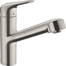 HansGrohe Focus M42 Tek Kollu Eviye Bataryası 150, Çekilebilir Gaga, 1Jet - 71814800