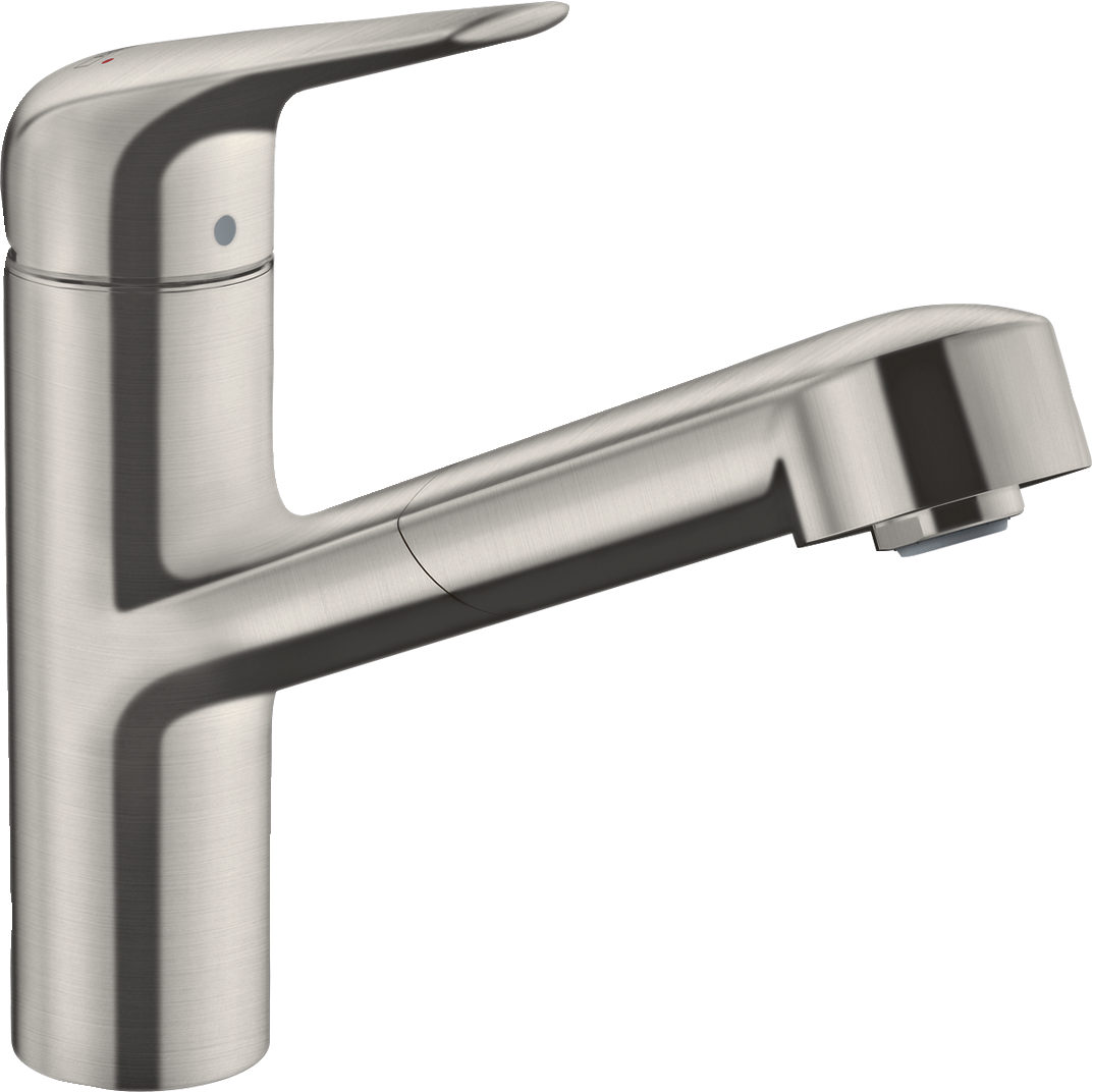 HansGrohe Focus M42 Tek Kollu Eviye Bataryası 150, Çekilebilir Gaga, 1Jet - 71814800