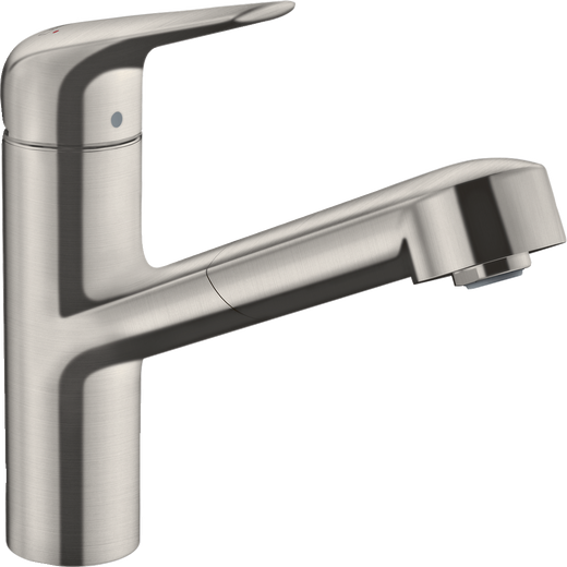 HansGrohe Focus M42 Tek Kollu Eviye Bataryası 150, Çekilebilir Gaga, 1Jet - 71814800