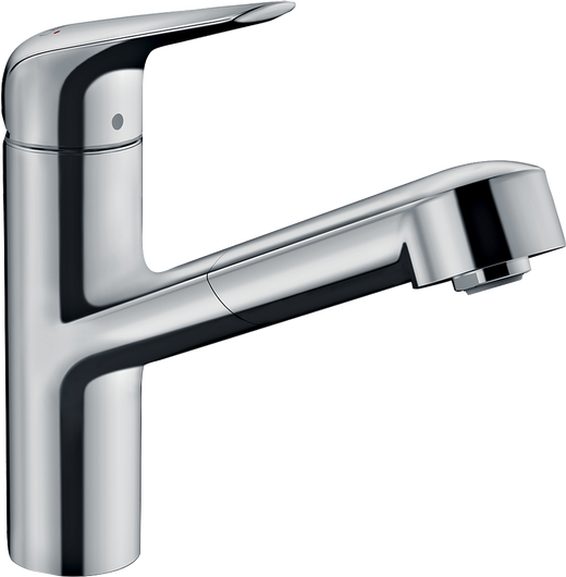 HansGrohe Focus M42 Tek Kollu Eviye Bataryası 150,Eco, Çekilebilir Gaga, 1Jet - 71865000