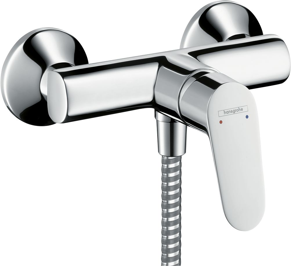 HansGrohe Focus Tek Kollu Duş Bataryası Aplike, 2 Akış Miktarı İle - 31968000