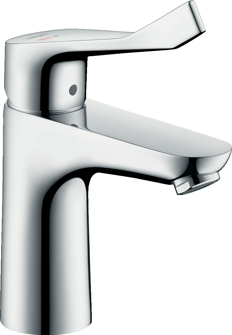 HansGrohe Focus Tek Kollu Lavabo Bataryası 100 Coolstart, Kumandasız, Uzun Volan İle - 31917000