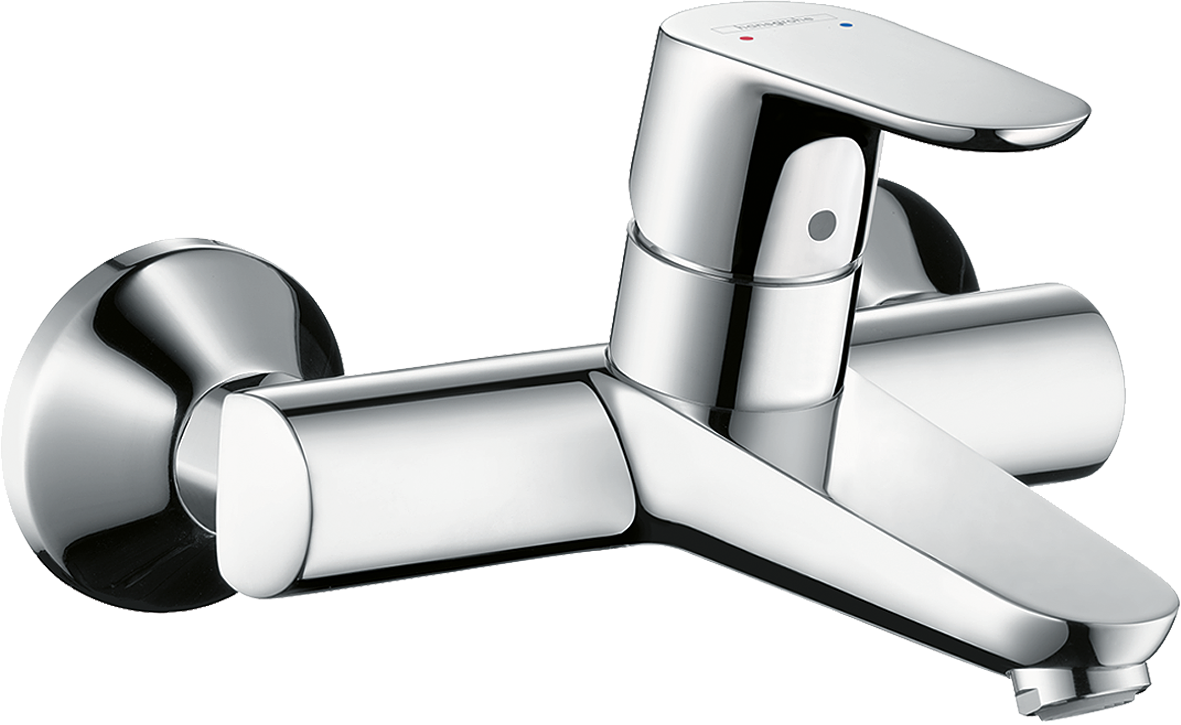 HansGrohe Focus Tek Kollu Lavabo Bataryası Aplike, Duvara Monte - 31923000