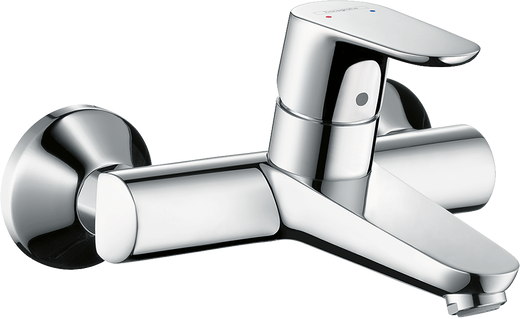 HansGrohe Focus Tek Kollu Lavabo Bataryası Aplike, Duvara Monte - 31923000