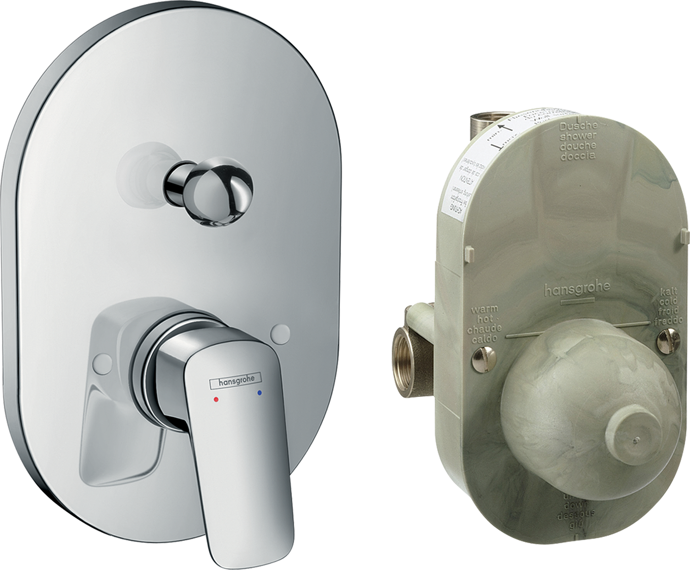 HansGrohe Logis Banyo Bataryası Seti Ankastre Montaj İçin - 71409000