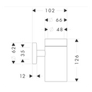 HansGrohe Logis Diş Fırçalığı - 40518820