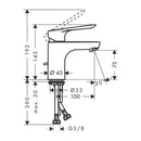 HansGrohe Logis E Tek Kollu Lavabo Bataryası 70 Kumandalı - 71177000