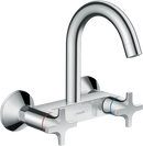 HansGrohe Logis M32 2 - Volanlı Eviye Bataryası Duvardan, Uzun Gaga, 1Jet - 71286000