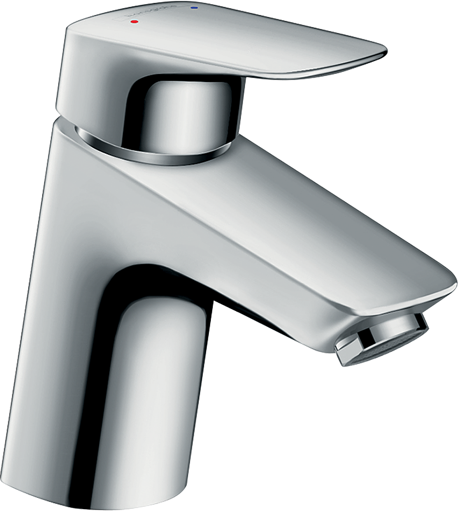 HansGrohe Logis Tek Kollu Lavabo Bataryası 70 Bas - Aç Gider Seti, Düşük Basınçlı Isıtıcılar İçin - 71074000