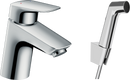 HansGrohe Logis Tek Kollu Lavabo Bataryası Bidette El Duşu Ve 160 Cm Duş Hortumu İle - 71290000