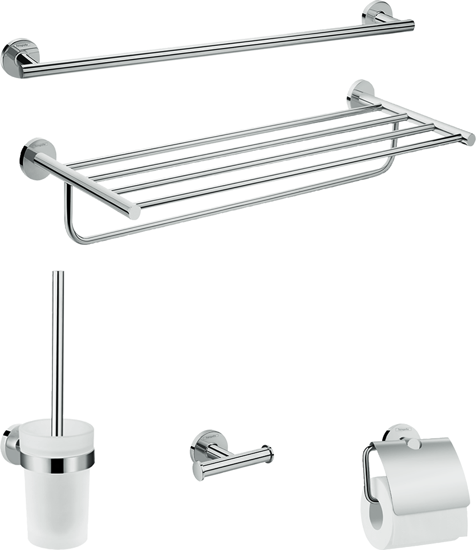HansGrohe Logis Universal Banyo Aksesuar Seti 5'Li - 41728000