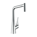 HansGrohe Metris M71 Tek Kollu Eviye Bataryası 320, Eco, Çekilebilir El Duşu, 2Jet  - 14780000